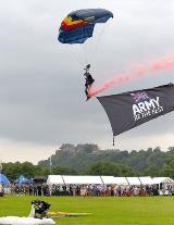 Silver Stars Parachute Display Team in action