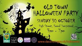 Old Town Halloween Party Sunday 30 October 2022, High Street, Hemel Hempstead, 3pm - 7pm