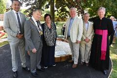 COVID-19 Memorial Garden in Gadebridge Park officially being opened 