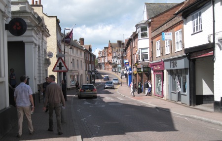 Tring High Street during the day